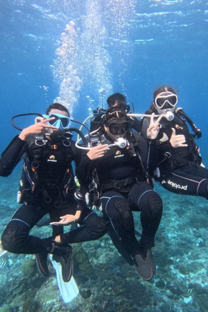 Plongée sous marine à Taïwan